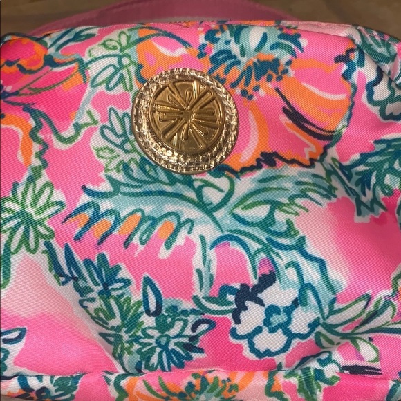 Lilly Pulitzer Pink and Green Floral Bag - Picture 2 of 12